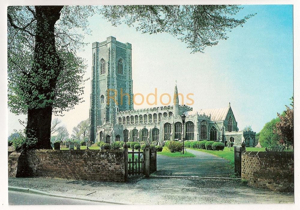 The Church Of Saints Peter And Paul, Lavenham,Suffolk Postcard 