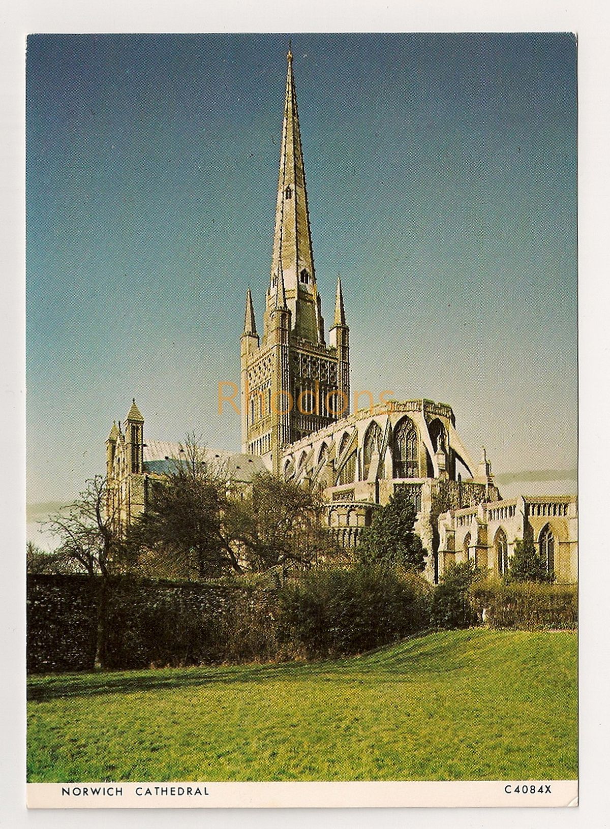 Norfolk UK: Norwich Cathedral Colour Printed Postcard