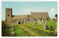 Cornwall: Crantock Church, Newquay, Colour Photo Postcard (Eversheds)