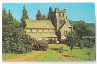 The Parish Church Betws-Y-Coed Wales Colour Postcard