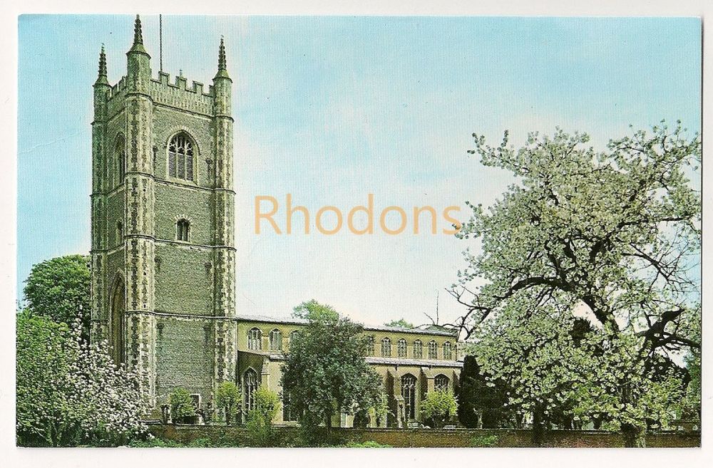 St Marys Church, Dedham, Essex. Built 1492. Colour Photo Postcard  