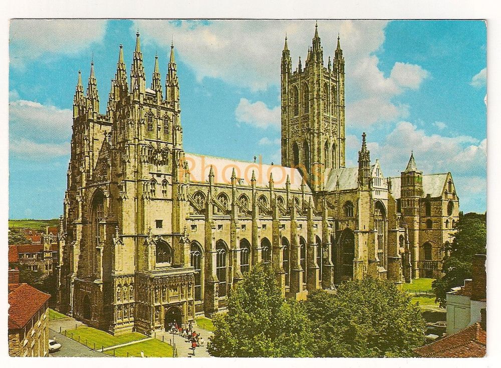 Canterbury Cathedral, Kent - Colour Photo Postcard (Hinde)