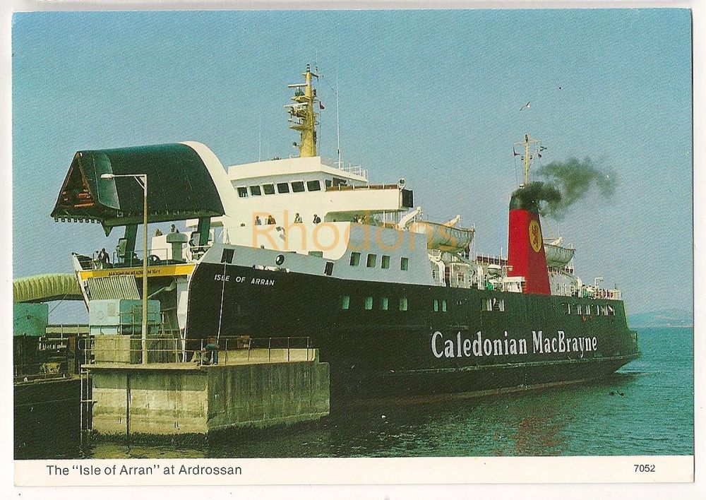 Caledonian MacBrayne Ferry. The Isle Of Arran At Ardrossan. Scottish Ferry Boat Postcard