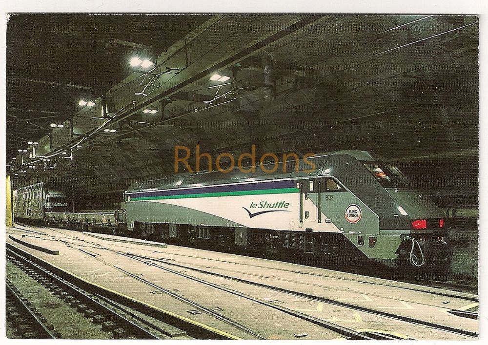 Eurotunnel Le Shuttle Locomotive Colour Photo Postcard