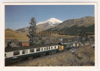 Scotland: Ben More, Crianlarich. Class 37//4 37405 Locomotive And Train Colour Photo Postcard