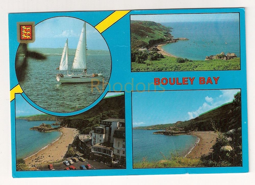 Bouley Bay, Jersey UK Channel Islands Multiview Colour Postcard 