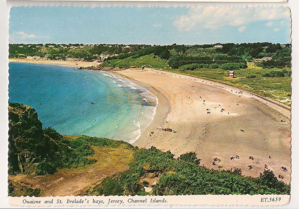 Ouaisne And St Brelades Bays, Jersey - Bamforth Photo Postcard