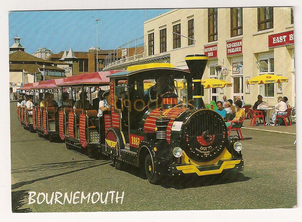 The Land Train, Bournemouth, Dorset-Colour Photo Postcard 