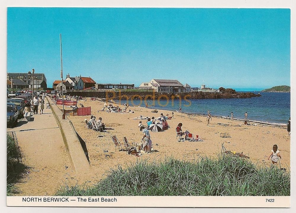The East Beach North Berwick, East Lothian Postcard 