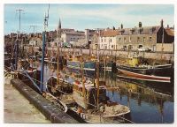 Fishing Boats At Eyemouth Berwickshire Colour Photo Postcard 