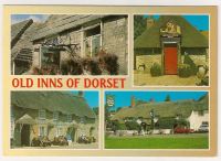 Old Inns Of Dorset, Multiview Colour Photo Postcard