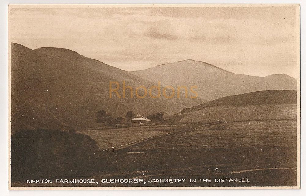 Kirkton Farmhouse Glencorse, Midlothian Postcard