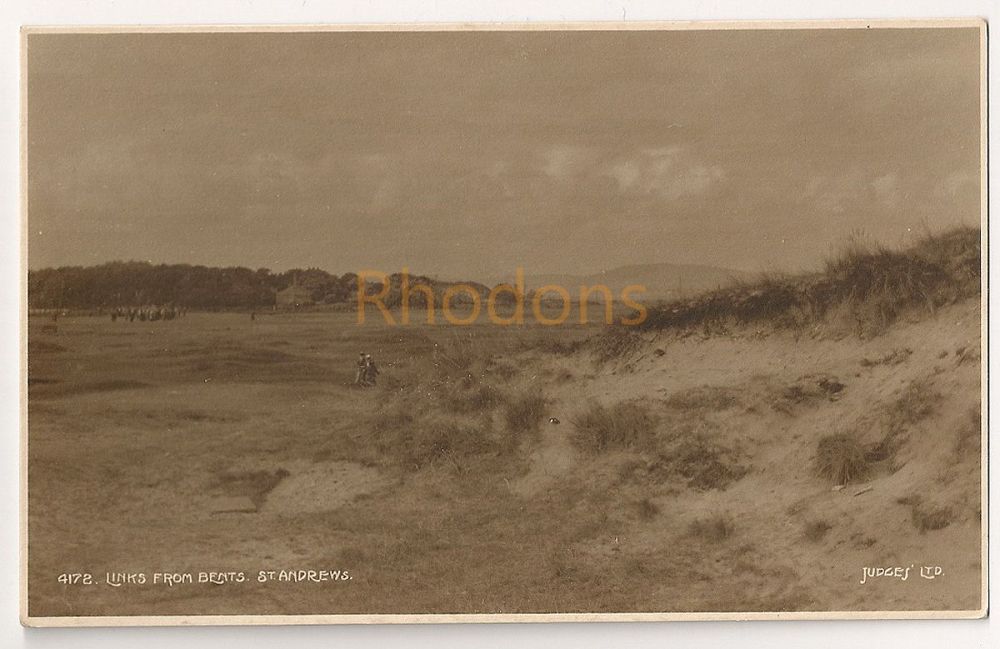 Scotland: Fife. St Andrews Golf Links View From Bents. Early 1900s Photo Po