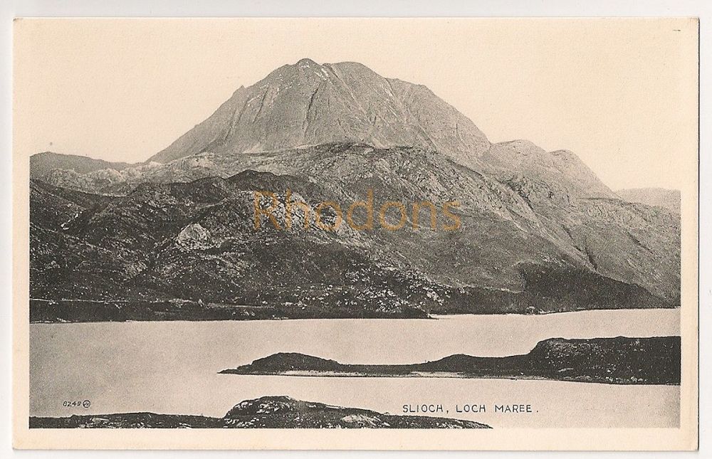 Slioch, Loch Maree Scottish Highlands Early 1900s Postcard