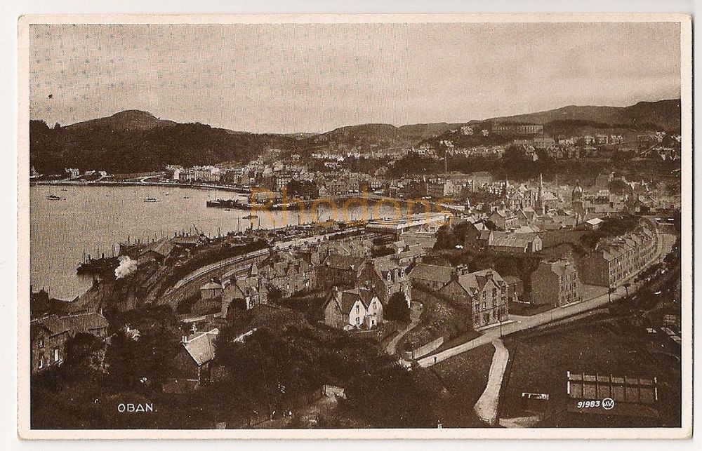 Scotland: Argyll & Bute. ObanTownscape Photo Postcard