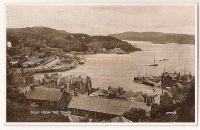Oban View From The Tower. Printed Photo Postcard