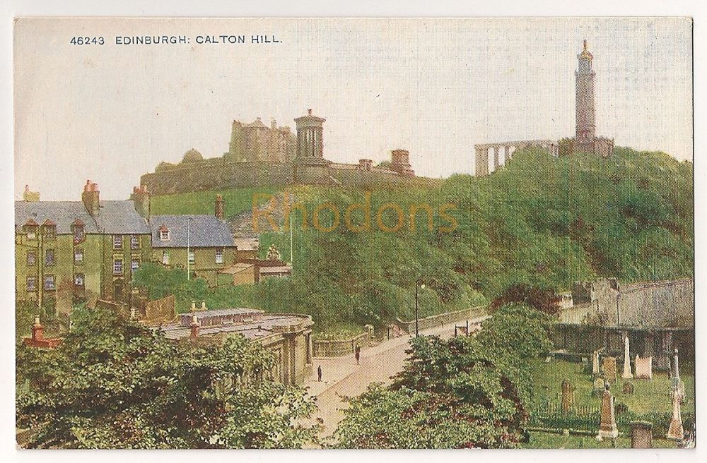 Scotland: Midlothian, Edinburgh. Calton Hill, Early 1900s Colour Printed Ph