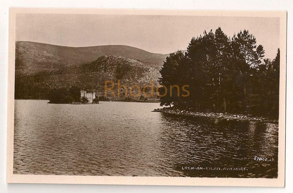 Loch an Eilein, Aviemore Real Early 1900s Photo Postcard