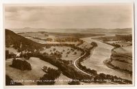 Kinfauns Castle And Valley Of The Tay From Kinnoll Hill, Perth. Real Photo Postcard