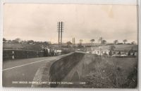 Sark Bridge, Border & First House In Scotland 1950s Postcard