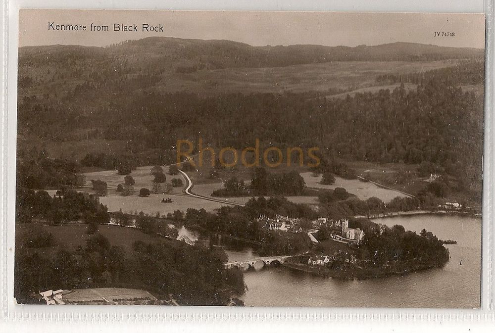 Scotland: Perth & Kinross. Kenmore From Black Rock, Early 1900s Photo Postc