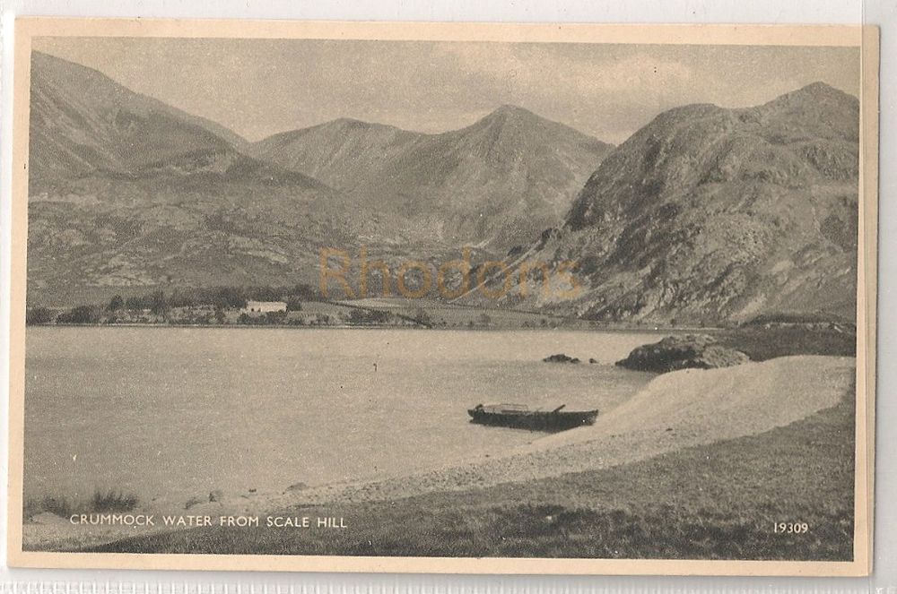 Crummock Water Cumbria - View From Scale Hill Photo Postcard