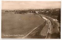 Torbay Road & Sands Torquay Devon Early 1900s RP Postcard
