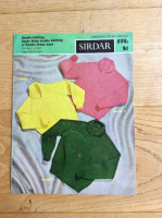 Sirdar Knitting Pattern For Childs Lumber Jackets. Growing Up Series No 686B