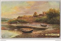 The River Dart Devon, Early 1900s Tucks Oilette Series Postcard