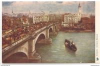 London Bridge, Tucks 'Oilette' Postcard #770, Early 1900s