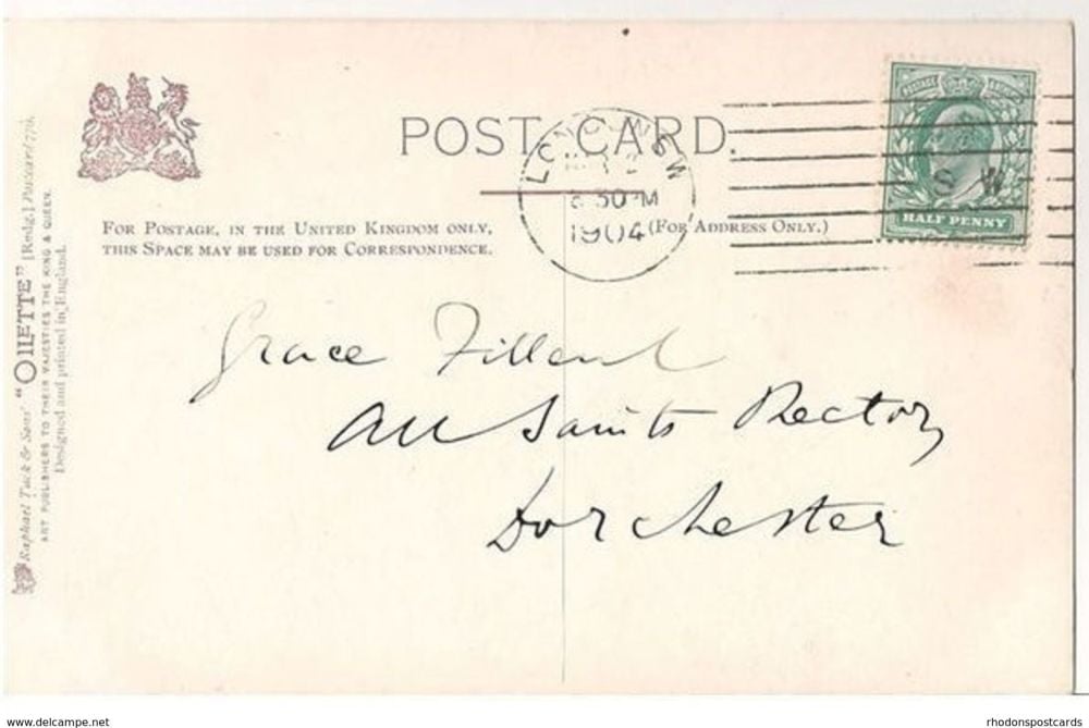 London Bridge, Tucks 'Oilette' Postcard #770, Early 1900s