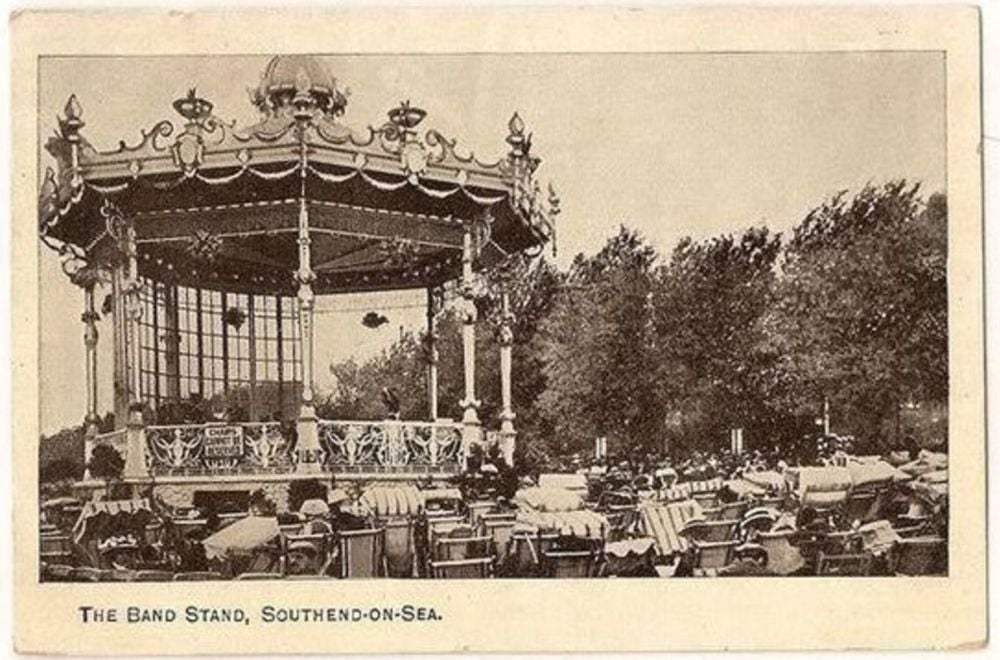 Essex: The Bandstand Southend on Sea. Early 1900s Postcard