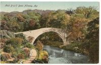 Auld Brig O'Doon, Alloway Ayr, Ayrshire-Early 1900s Postcard