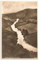 Gloucestershire: River Wye From Yat Rock. 1930s Real Photo Postcard