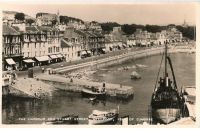 Scotland: Ayrshire. Harbour & Stuart St, Millport Isle Of Cumbrae. 1950/60s RP Postcard