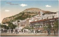 Gibraltar: Casemates Square. Early 1900s Postcard