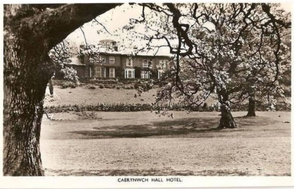 Caerynwch Hall Hotel, Dollgellau, Wales 1950s Real Photo Postcard