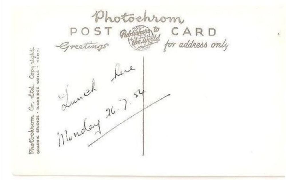 Caerynwch Hall Hotel, Dollgellau, Wales 1950s Real Photo Postcard