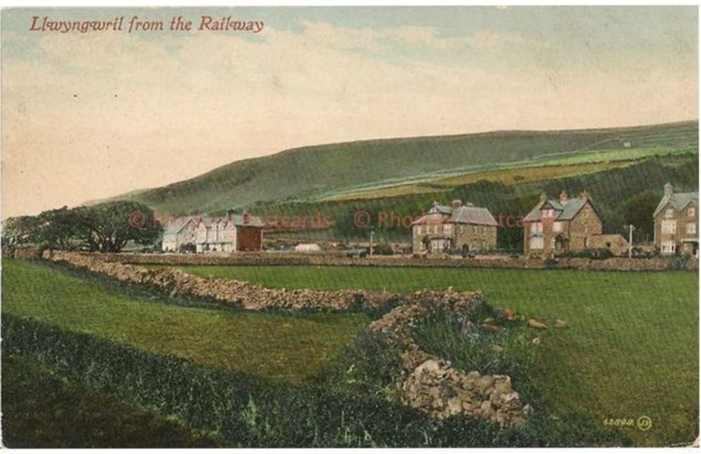 Llwyngwril From The Railway, Merionethshire Early 1900s Postcard 