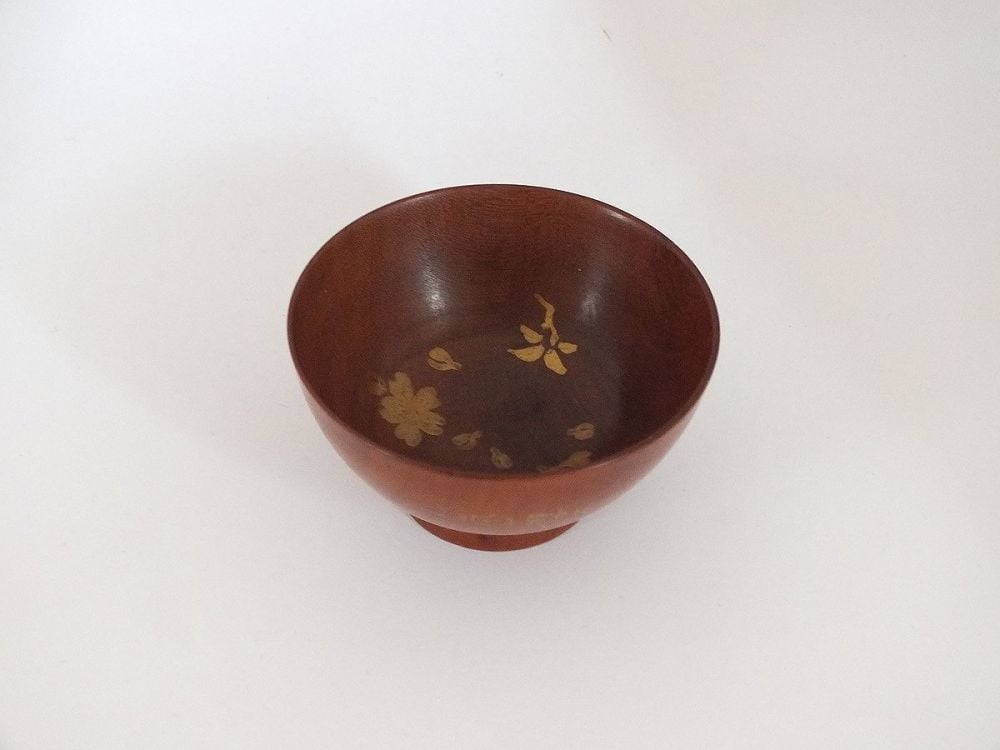 Miniature Oriental Wooden Bowl / Dish