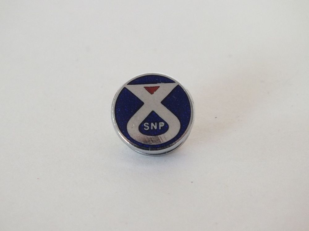Vintage Enamel SNP Tie Pin Badge