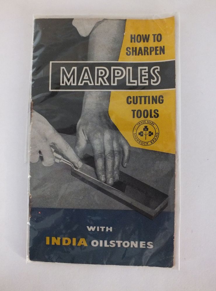 How To Sharpen Marples Cutting Tools With India Oilstones