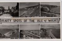 Isle of Wight: Beauty Spots Of The Isle Of Wight - Nigh Real Photo Multiview Postcard