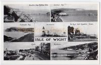 Isle Of Wight Multiview Postcard - G Dean Bay Series D959