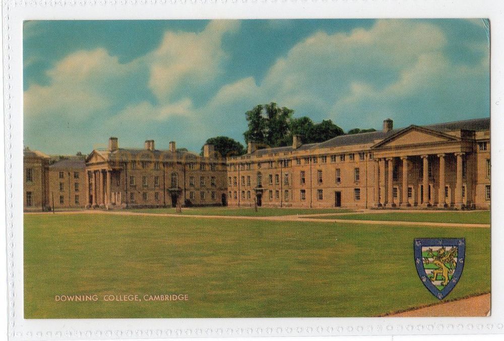 Downing College Cambridge Colour Postcard