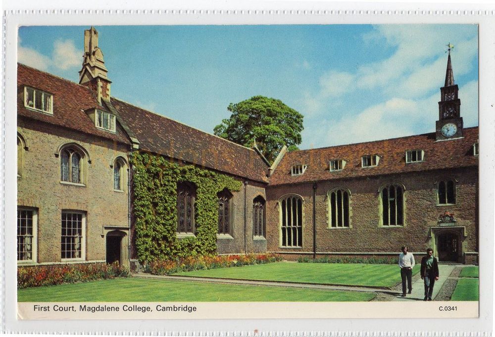 First Court Magdelene College Cambridge Colour Photo Postcard 