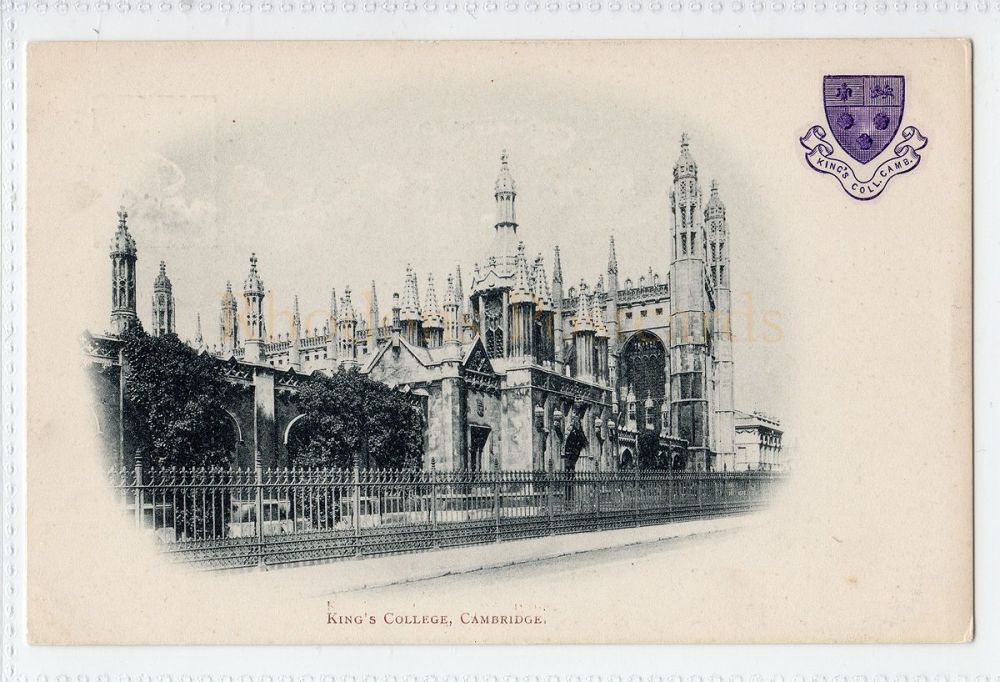 Kings College, Cambridge-Early 1900s Postcard 