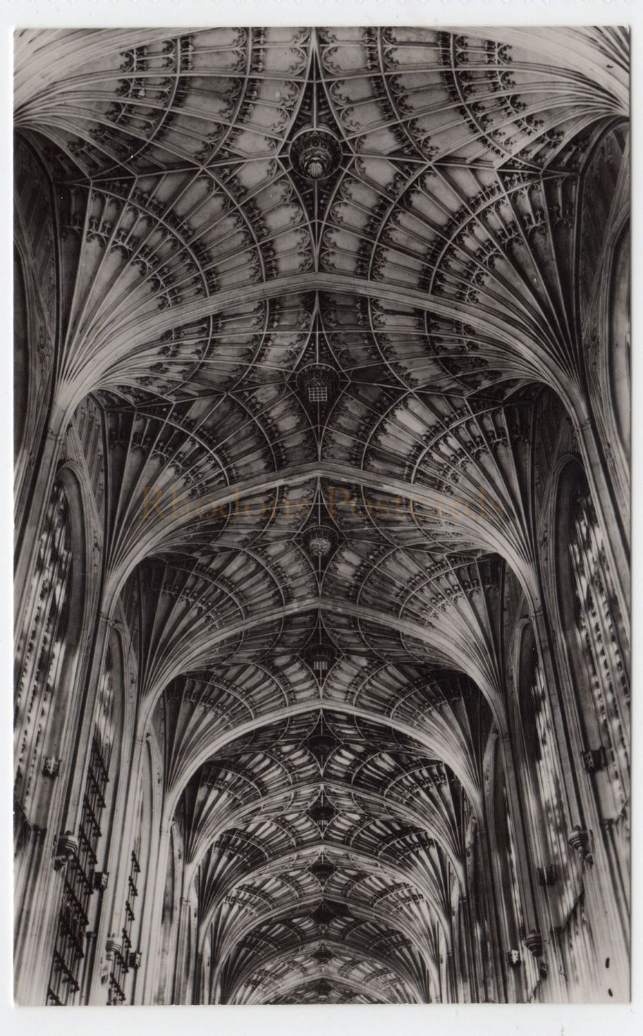 Kings College Chapel Cambridge. Fan Vaulting After Cleaning