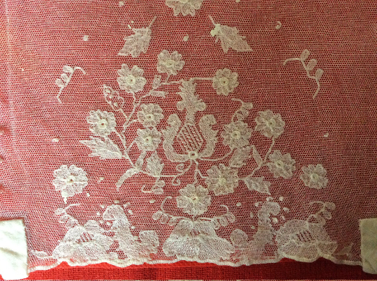 Victorian Embroidered Lace Modesty Panel Insert