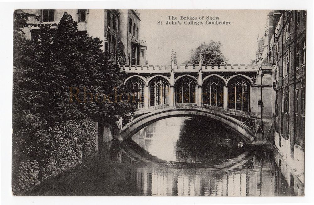 Early 1900s Cambridge Postcard-Sent To MISS KITCHENER The Presbytery, Hertford, February 1906
